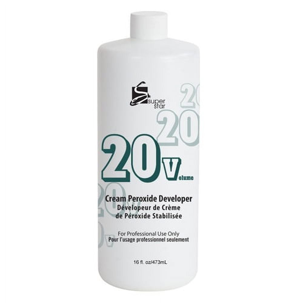 Super Star 20 Volumes Hair Cream Peroxide Developer, 16 Oz